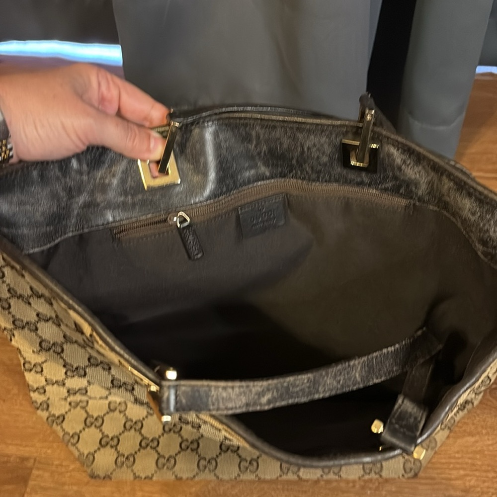Gucci Beige and Brown Tote Bag - Picture 5 of 7